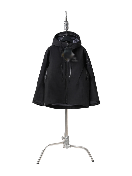 Black Jacket Ski Jacket in black by the Arc Plug – premium Ski Jacket designed for performance and style.